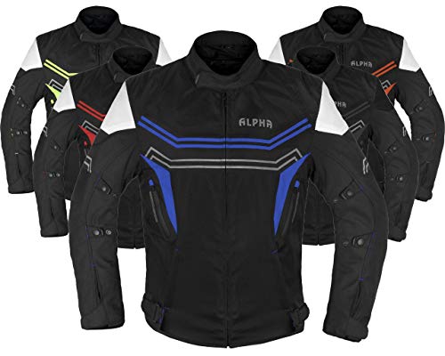 Motorcycle Jacket For Men Enduro Dualsport Riding High Visibility Dirtbike Ce Armor Waterproof All Season (BLUE Motorcycle Jacket For Men Enduro Dualsport Riding High Visibility Dirtbike Ce Armor Waterproof All Season (BLUE