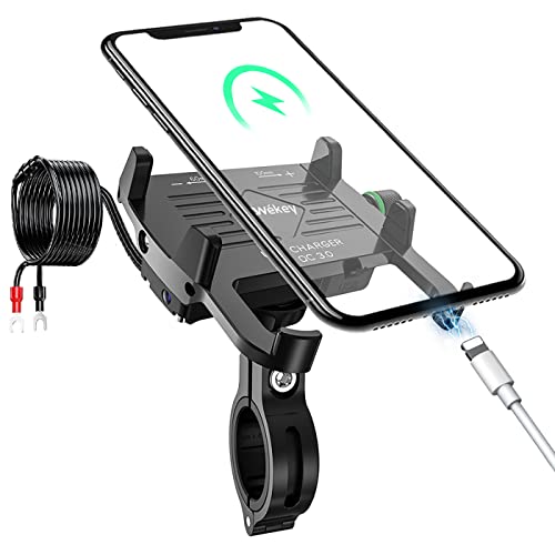 NEWekey Motorcycle Phone Mount with Charger NEWekey Motorcycle Phone Mount with Charger