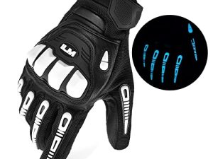 ILM Motorcycle Gloves for Men and Women Touchscreen Full Finger Motocross Gloves for BMX ATV MTB Racing Dirt Bike Gloves Road Riding Cycling Model JC10