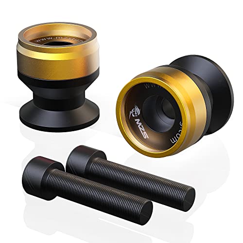 MZS 6MM Swingarm Spools Sliders Stand CNC Universal M6 Gold Compatible with YZF R1 R3 R6 R6S YZF600R FZ1 FZ6 FZ6R FZ8 FJ09 FZ09 FZ10 MT09 MT10 XSR900 FJR1300 XTZ1200 RSV4 821 899 959 MZS 6MM Swingarm Spools Sliders Stand CNC Universal M6 Gold Compatible with YZF R1 R3 R6 R6S YZF600R FZ1 FZ6 FZ6R FZ8 FJ09 FZ09 FZ10 MT09 MT10 XSR900 FJR1300 XTZ1200 RSV4 821 899 959