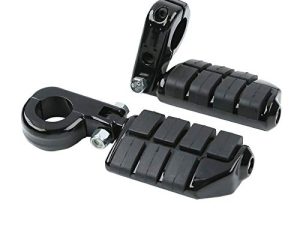 Green-L Universal Motorcycle Lion Paw 1.25" Highway Footpegs with P Clamp Mount Fit for Harley Touring 32mm Crash Bar