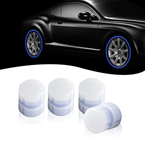 Miytsya 4 PCS Noctilucous Car Tire Valve Stem Caps Miytsya 4 PCS Noctilucous Car Tire Valve Stem Caps