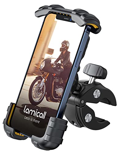 Lamicall Bike Phone Holder Mount - Motorcycle Handlebar Phone Mount Clamp Lamicall Bike Phone Holder Mount - Motorcycle Handlebar Phone Mount Clamp