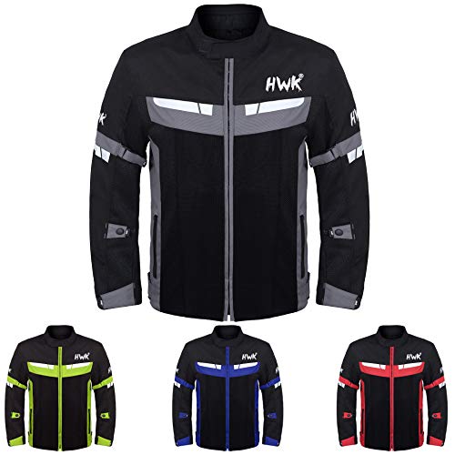 HWK Mesh Motorcycle Jacket Riding Air Motorbike Jacket Biker CE Armored Breathable HWK Mesh Motorcycle Jacket Riding Air Motorbike Jacket Biker CE Armored Breathable