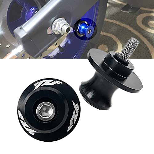 6MM M6 X 1.5 Motorcycle Swing arm Sliders Spools CNC Swing Arm Stand Screws 2PCS for Yamaha YZF R1 R3 R6 R25 R125 R6S 600R 750R (Black) 6MM M6 X 1.5 Motorcycle Swing arm Sliders Spools CNC Swing Arm Stand Screws 2PCS for Yamaha YZF R1 R3 R6 R25 R125 R6S 600R 750R (Black)