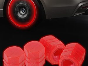 VARGTR 4 Pieces Tire Valve Stem Caps