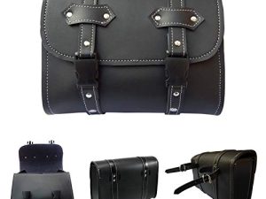 Motorcycle Synthetic Leather Tool Bags Sissy Bar Bags Saddle Bag Storage Tool Pouch