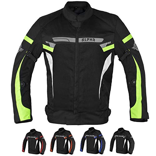 ALPHA CYCLE GEAR BREATHABLE BIKERS RIDING PROTECTION MOTORCYCLE JACKET MESH CE ARMORED (GREEN LANE ALPHA CYCLE GEAR BREATHABLE BIKERS RIDING PROTECTION MOTORCYCLE JACKET MESH CE ARMORED (GREEN LANE
