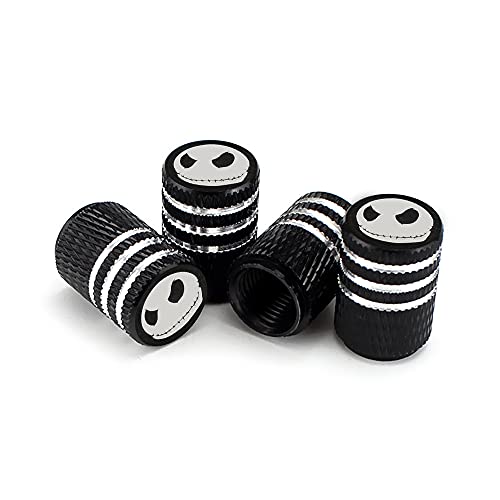 Valve Caps for Car Tires | Universal Tire Valve Stem Caps for Cars SUVs Trucks Motorcycles Bicycles | 4 Pack Halloween Smiley Logo Car Decoration Accessories Car Valve Stem Dust Proof Covers Valve Caps for Car Tires | Universal Tire Valve Stem Caps for Cars SUVs Trucks Motorcycles Bicycles | 4 Pack Halloween Smiley Logo Car Decoration Accessories Car Valve Stem Dust Proof Covers