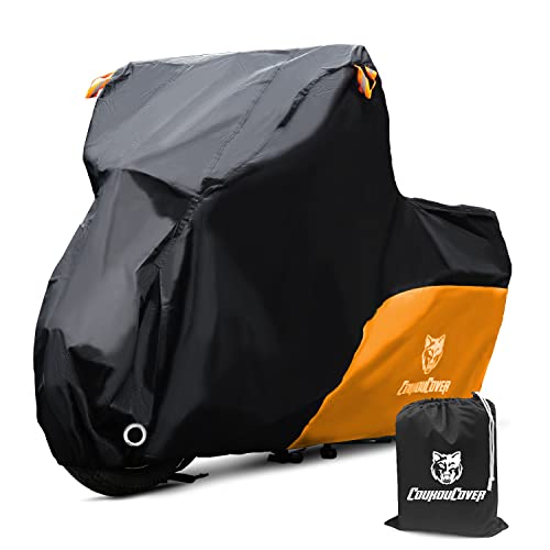 CoukouCover 210D Black Orange Motorcycle Cover CoukouCover 210D Black Orange Motorcycle Cover
