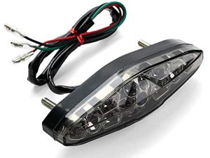 CICMOD Motorcycle Led Brake Running Tail Light 12V Universal for Quad ATV Dirt Bike Custom Chopper