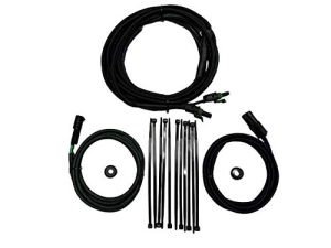 Kustom Cycle Parts Aftermarket Saddlebag Speaker Wiring Kit. Made Wire. Universal fit for All Motorcycles. Plug and Play. Harley Davidson. Made in The USA (CCA Copper Clad Aluminum)