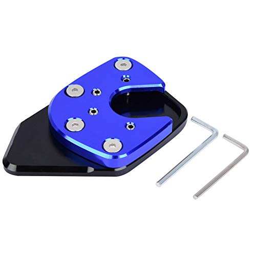 Qiilu Motorcycle Kickstand Side Stand Plate Extension Pad Enlarge for NC750X/X ADV 17-19 (Blue) Qiilu Motorcycle Kickstand Side Stand Plate Extension Pad Enlarge for NC750X/X ADV 17-19 (Blue)