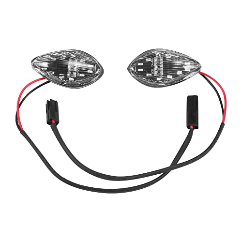 LED Front Flush Mount Turn Signal Light Brake Blinker Indicator Market Lamp for Honda Grom 2014-2018 -Smoke Lens (Pack of 2) (Transparent Len) LED Front Flush Mount Turn Signal Light Brake Blinker Indicator Market Lamp for Honda Grom 2014-2018 -Smoke Lens (Pack of 2) (Transparent Len)