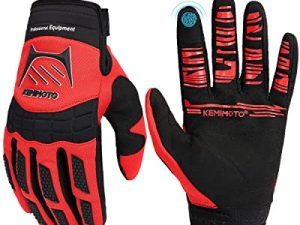 Kemimoto Dirt Bike Gloves Motocross Gloves ATV Motorcycle Gloves for Men Women Youth Off-Road Gloves Riding Gloves Touch-Screen Breathable Mountain Bike Racing Gloves for BMX MTB MX