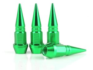 SINGARO 45mm Spiked Aluminum Stem Valve Caps