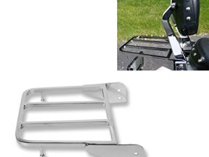 Motorcycle Solo Seat Sissy Bar Rear Luggage Rack for Suzuki Intruder Volusia VL800 2001-2011