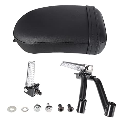 Rear Passenger Seat and Foot Pegs Kit for Honda CMX 300 CMX 500 Compatible with Honda Rebel 2017-2021 Rear Passenger Seat and Foot Pegs Kit for Honda CMX 300 CMX 500 Compatible with Honda Rebel 2017-2021