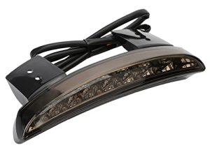 ANKIA 5 Wires Motorcycle Chopped Rear Fender Edge LED Brake License Plate Tail Light Stop Running Light Turn Signal Lamp for Harley Sportster XL883N 1200N XL1200V XL1200X (Smoked Black)