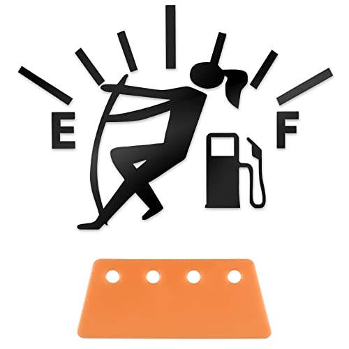 SINGARO Woman Funny Car Sticker Exterior Accessories High Fuel Consumption Decal Universal Fuel Gauge Sticker for Cars SINGARO Woman Funny Car Sticker Exterior Accessories High Fuel Consumption Decal Universal Fuel Gauge Sticker for Cars