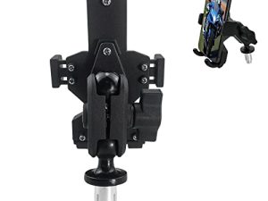 YIMOPART Motorcycle Phone Mount Fork Stem Cell Phone Holder Universal for 4.7 to 7.2 Inches Phone Compatible with S1000RR Hayabusa GSX-R 600 750 1000 YZF R1 R6 CBR 250R 300R