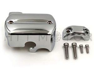 HTT Motorcycle Chrome Front Brake Fluid Master Cylinder Cover For 1998-2013 V-Star 650/2009-2013 V-Star 950/1999-2013 V-Star 1100/2007-2013 V-Star 1300
