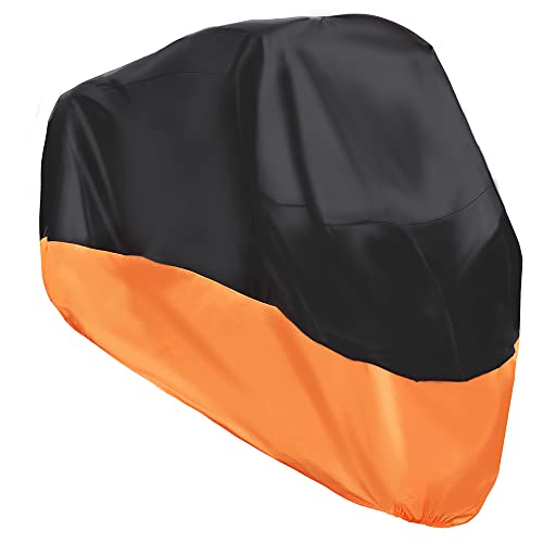 Motorcycle Cover for Harley Road Glide Ultra FLTRU FLTR Touring XXXL 180T Orange Motorcycle Cover for Harley Road Glide Ultra FLTRU FLTR Touring XXXL 180T Orange