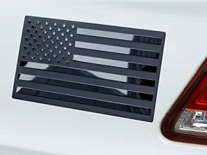 6 Pieces Flag Decal 3D Metal American Flag Sticker Decal Us Flag Emblem Sticker for Cars