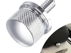 BJSIA Rear Fender Seat Bolt Rear Mount Screw Motorcycle Seat Bolt Compatible With 1996-2022 Harley Davidson Sportster Touring Softail Dyna Car Accessories. (Chrome)