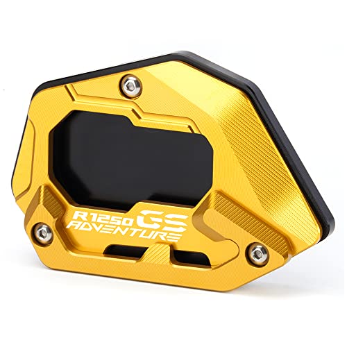 Modeer For BMW R1250GS Adventure 2018-2023 (Not For Lowered Vehicles) Motorcycle CNC Support Extension Plate Kickstand Side Stand Pad r 1250 gs adv r1250gsa Accessories (gold) Modeer For BMW R1250GS Adventure 2018-2023 (Not For Lowered Vehicles) Motorcycle CNC Support Extension Plate Kickstand Side Stand Pad r 1250 gs adv r1250gsa Accessories (gold)