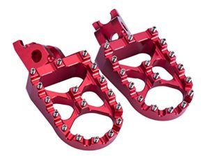 Hopider CNC Wide Foot Pegs MX Compatible with CR125/250 02-07