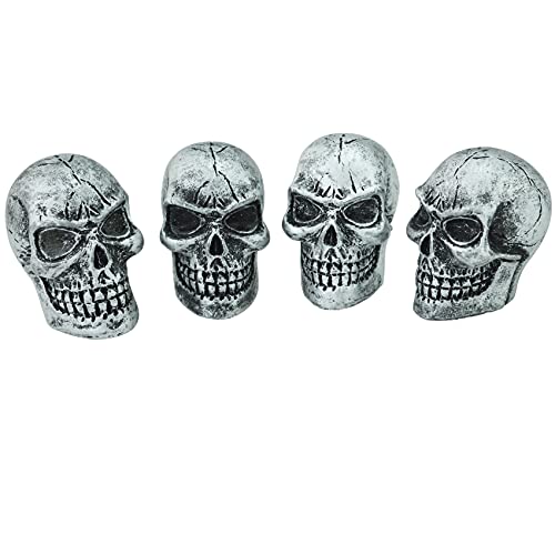 Abfer Skull Tire Wheel Air Cap Valve Stem Covers Car Decorative Accessories Fit Most Vehicle Truck Motorcycles Bikes (Silver) Abfer Skull Tire Wheel Air Cap Valve Stem Covers Car Decorative Accessories Fit Most Vehicle Truck Motorcycles Bikes (Silver)