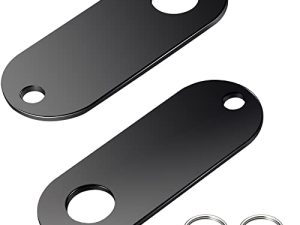 2 Pieces Motorcycle Bell Hangers Motorcycle Luck Riding Bell Hangers and 2 Pieces Split Rings