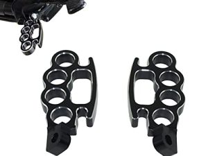 Taruimoo Motorcycle Footpegs Passenger Footpegs Compatible with Harley Davidson models