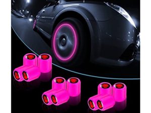 12PCS Fluorescent Skull Tire Valve Stem Caps