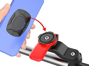 YushuStore - Bike Phone Mount Holder - Cell Phone Adjustable Handlebar For Motorcycle - Compatible with iPhone 11/12 / 13/14 pro max and Samsung - Universal Any Phone 4" - 7.2"