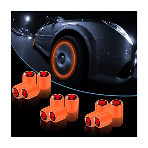 12PCS Fluorescent Skull Tire Valve Stem Caps 12PCS Fluorescent Skull Tire Valve Stem Caps
