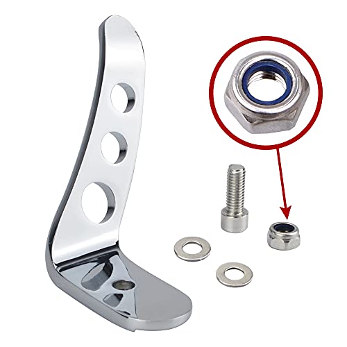 FOVPLUE Motorcycle Kickstand Extension Fit for Harley Touring Road King Street Glide FLHX FLHR CVO Ultra 1991-2022 Chrome FOVPLUE Motorcycle Kickstand Extension Fit for Harley Touring Road King Street Glide FLHX FLHR CVO Ultra 1991-2022 Chrome