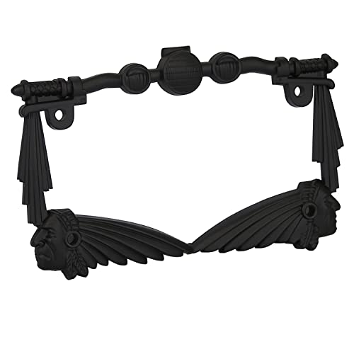 TC Sportline LPF248-BK 3D Handle Bar and Indian Chief Style Zinc Metal Matte Black Finished Motorcycle License Plate Frame TC Sportline LPF248-BK 3D Handle Bar and Indian Chief Style Zinc Metal Matte Black Finished Motorcycle License Plate Frame