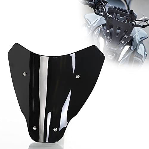Motorcycle Windscreen Windshield Wind Deflector Screen Shield Protector With Bracket For MT-07 MT 07 MT07 2021-2022 (Black) Motorcycle Windscreen Windshield Wind Deflector Screen Shield Protector With Bracket For MT-07 MT 07 MT07 2021-2022 (Black)