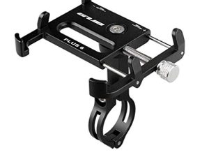 Gub Bicycle & Motorcycle Phone Mount - Aluminum Bike Phone Holder with 360°Rotation Adjustable Handlebar Phone Holder Compatible with iPhone XS XR 8 Plus