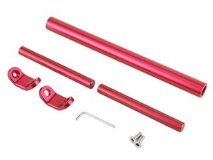 Qiilu Aluminum Alloy CNC Balance Bar Crossbar Handlebar Extended Reinforcement for Motorcycle Scooters