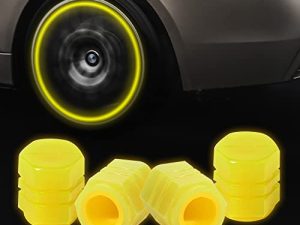 VARGTR 4 Pieces Tire Valve Stem Caps