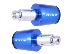 Motorcycle Handle Bar Ends Plug for Suzuki GSXR 600 750 1000 (Blue)