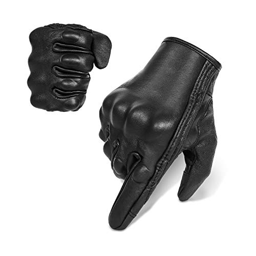 Full finger Goat Skin Leather Touch Screen Motorcycle Gloves Men/Women S Full finger Goat Skin Leather Touch Screen Motorcycle Gloves Men/Women S