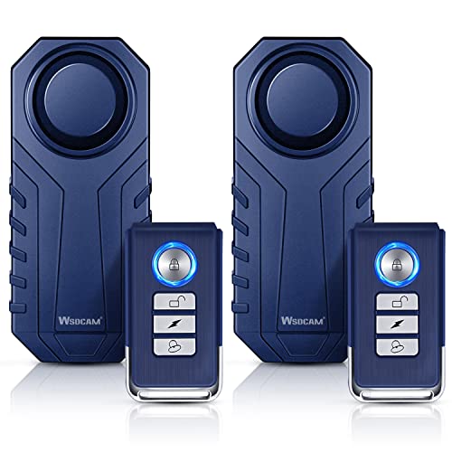 Wsdcam Bike Alarm with Remote 2 Pack Wsdcam Bike Alarm with Remote 2 Pack