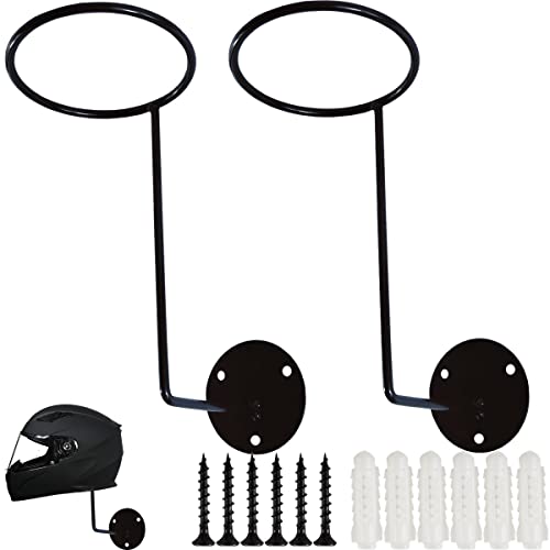 TIHOOD 2PCS Helmet Hanger Helmet Holder Rack Wall Mounted Hook for Coats TIHOOD 2PCS Helmet Hanger Helmet Holder Rack Wall Mounted Hook for Coats