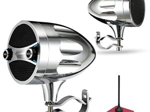 KSPEAKER Motorcycle Speakers Bluetooth Waterproof Radio Audio System Amplifier
