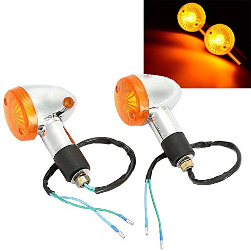 INNOGLOW Motorcycle Turn Signals Light 2PCS Universal Panhead Mini Bullet Blinker Indicator Lamps for Aprilia Ducati Harley Kawasaki Suzuki Yamaha INNOGLOW Motorcycle Turn Signals Light 2PCS Universal Panhead Mini Bullet Blinker Indicator Lamps for Aprilia Ducati Harley Kawasaki Suzuki Yamaha