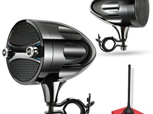 KSPEAKER Motorcycle Speakers Bluetooth Waterproof Radio Audio System Built-in Amplifier